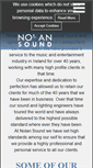 Mobile Screenshot of nolansound.com